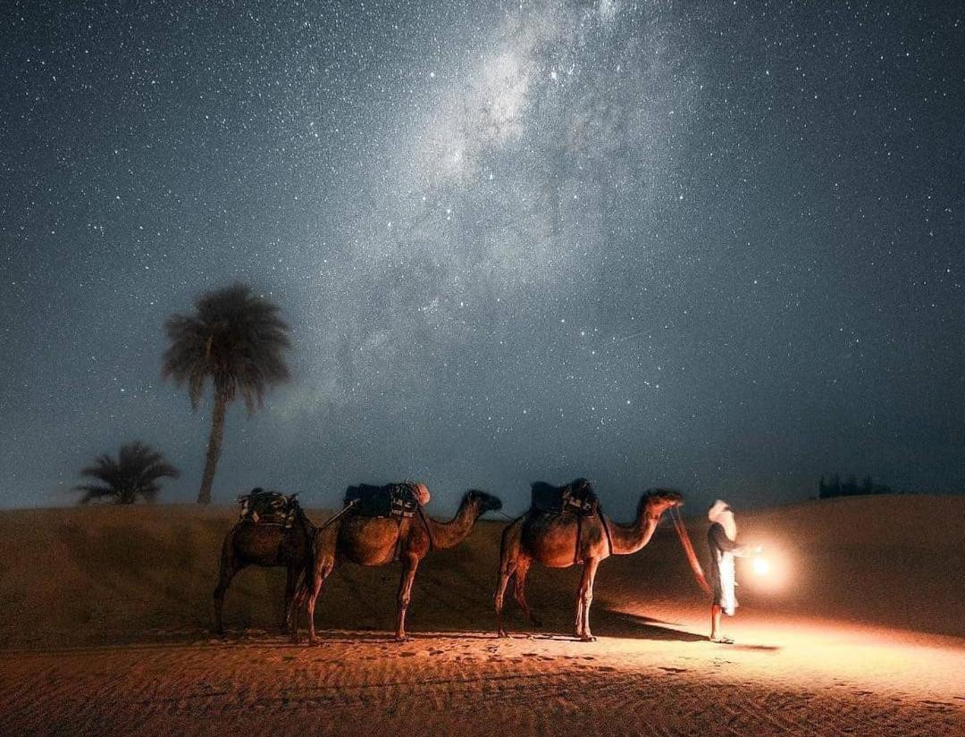 Nomada Domes Camp With Airco Hotel Merzouga Bagian luar foto